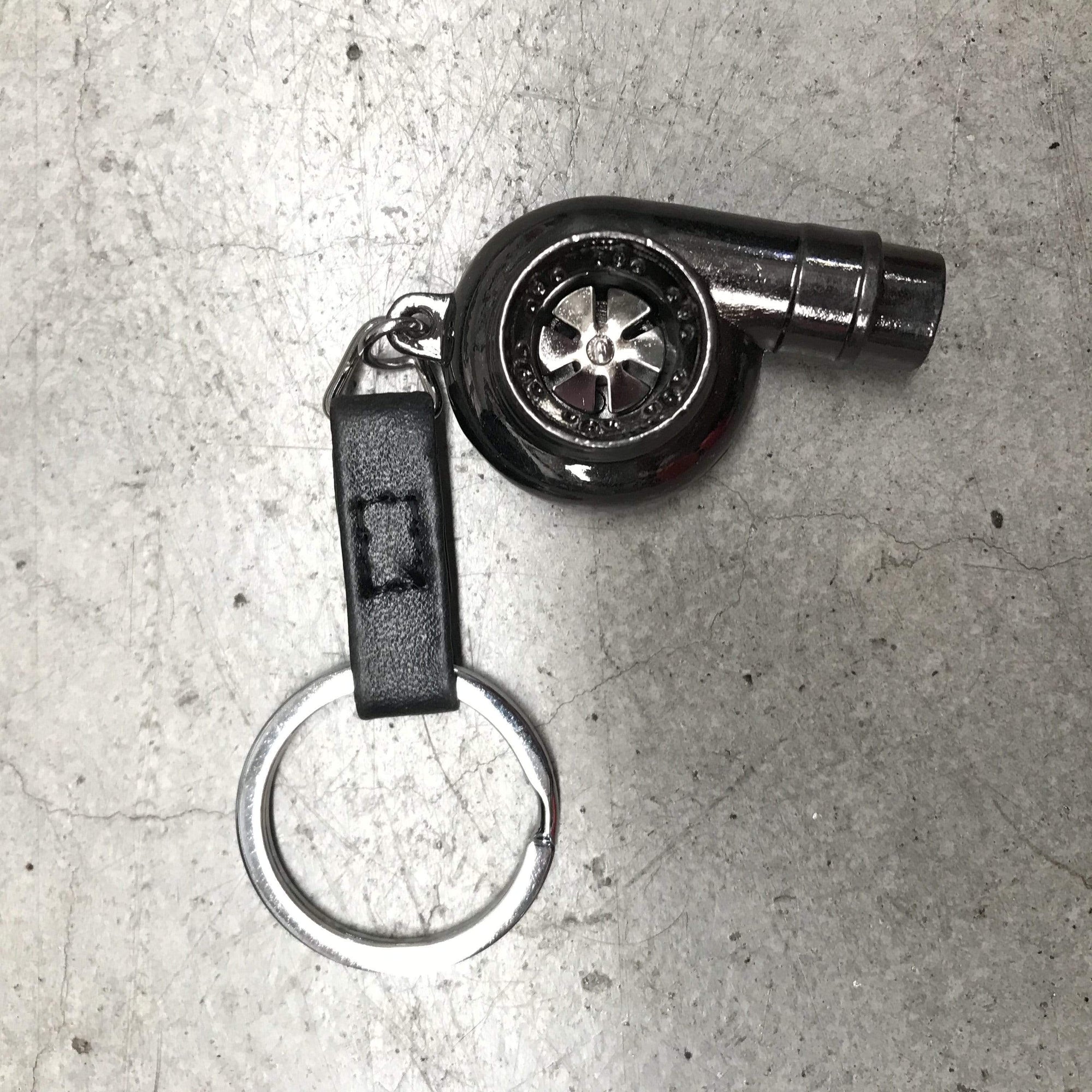 I Love Drift Clothing Gunmetal Turbo Key Ring